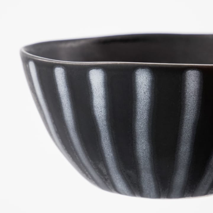 Line bowl Ø12 cm, Black-brown House Doctor