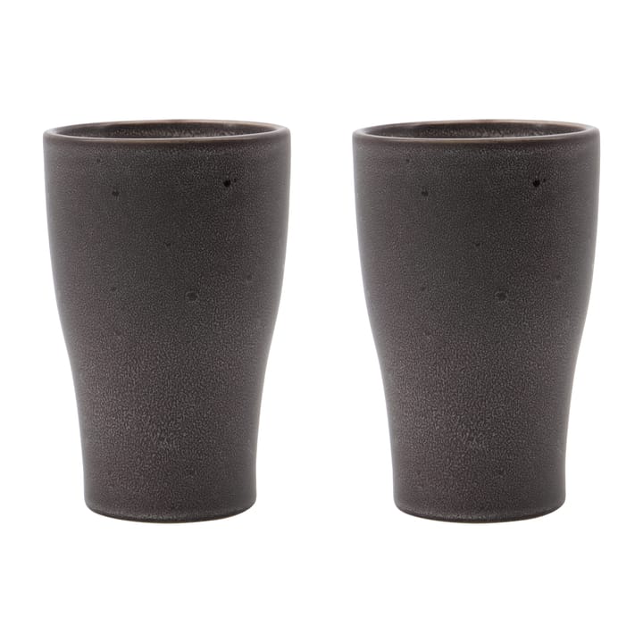 Liss thermos mug 14 cm 2-pack - Dark grey - House Doctor