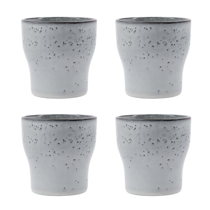 Liss thermos mug 9 cm 4-pack - Light grey - House Doctor