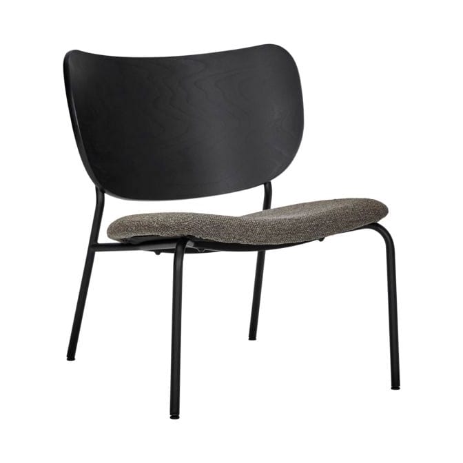 Longa lounge chair steel frame - Brown beech - House Doctor