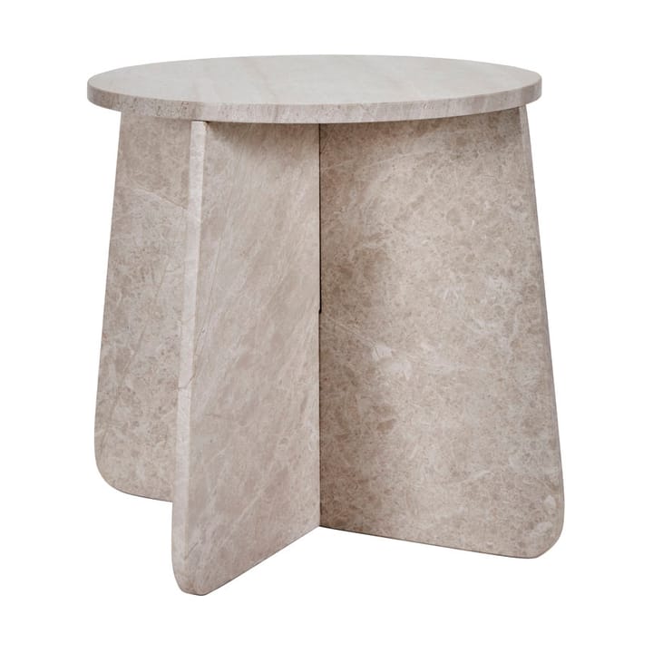 Marb side table 48x48x40 cm, Beige marble House Doctor