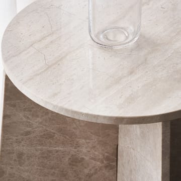 Marb side table 48x48x40 cm - Beige marble - House Doctor