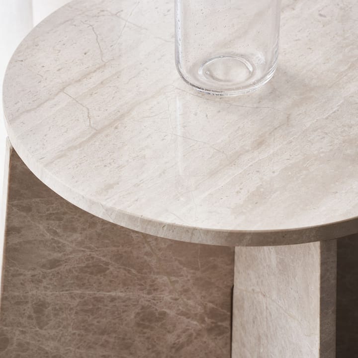 Marb side table 48x48x40 cm, Beige marble House Doctor