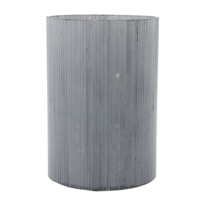 Mirr  tea light holder 19 cm - Frost grey - House Doctor