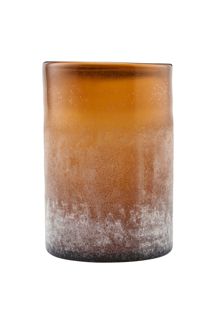 Mist candle lantern Ø13x19.5 cm - Brown - House Doctor