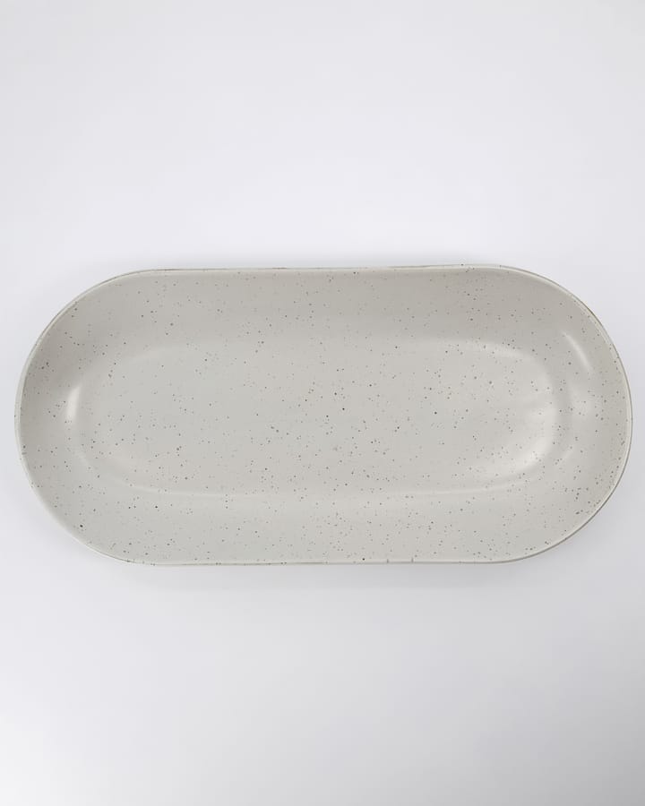 Pion serving plate 19x38 cm, grey-white House Doctor