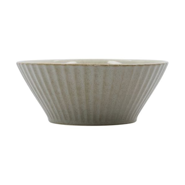 Pleat bowl Ø15 cm, Grey-brown House Doctor