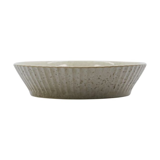 Pleat bowl Ø17.5 cm, Grey-brown House Doctor