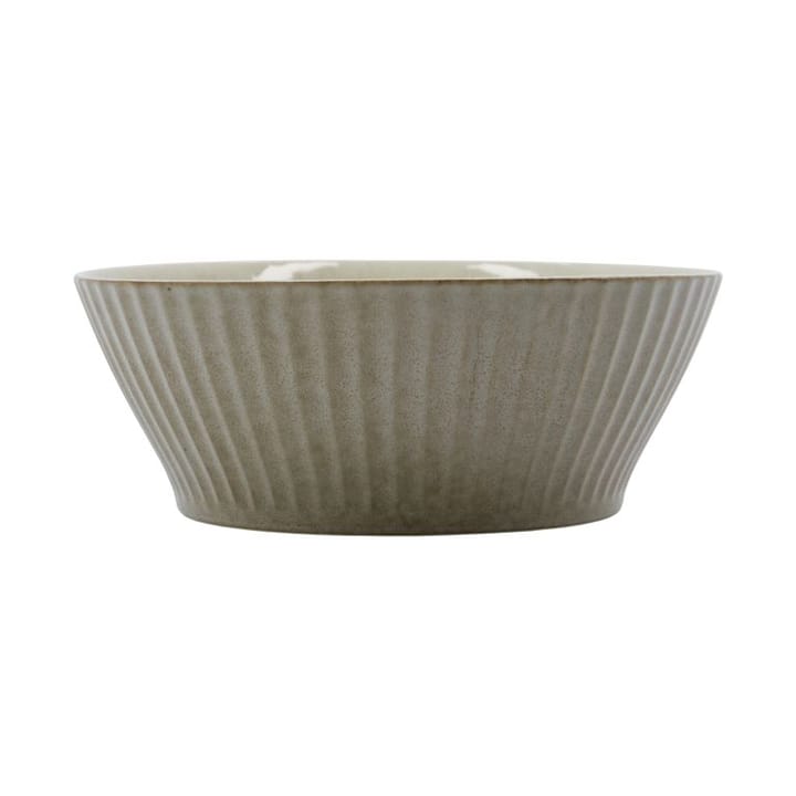 Pleat bowl Ø19 cm, Grey-brown House Doctor