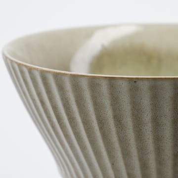 Pleat bowl Ø19 cm - Grey-brown - House Doctor