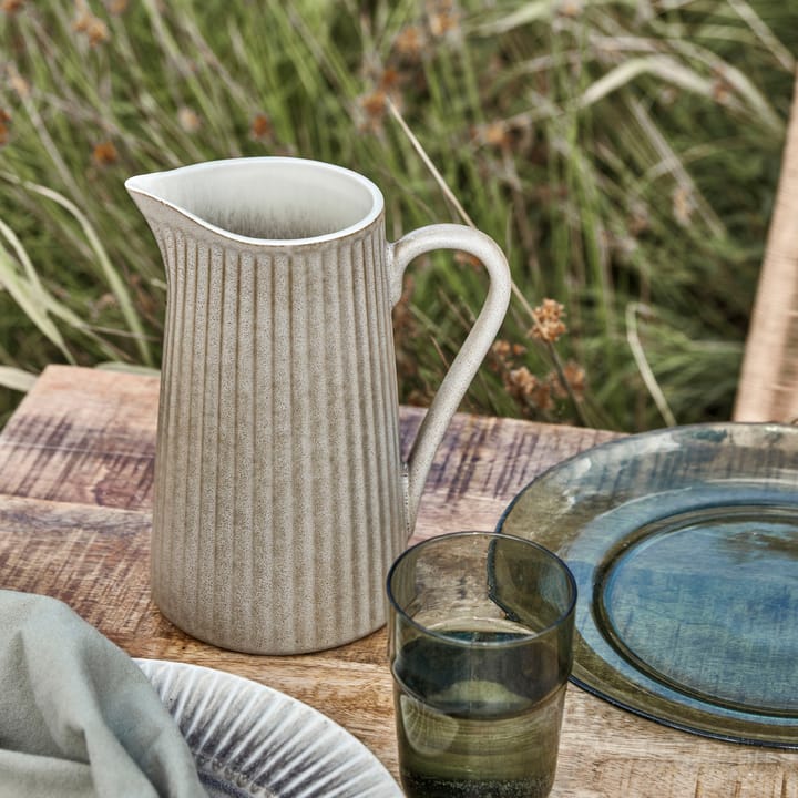 Pleat jug 1.28 L, Grey-brown House Doctor