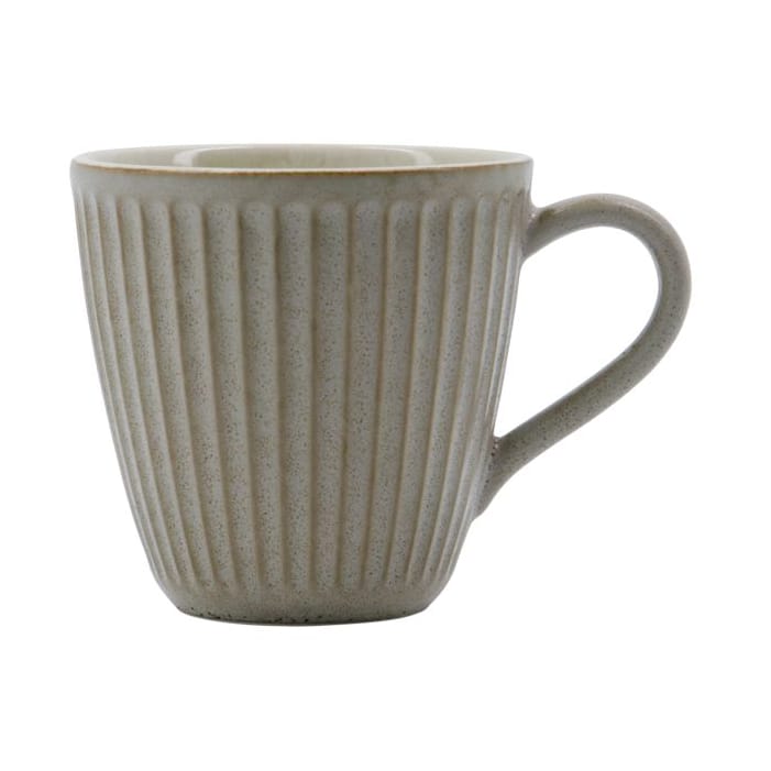 Pleat mug 30 cl, Grey-brown House Doctor