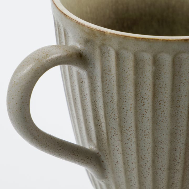 Pleat mug 30 cl, Grey-brown House Doctor