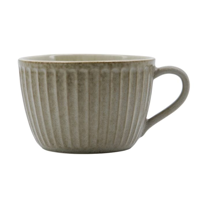 Pleat mug 34 cl - Grey-brown - House Doctor