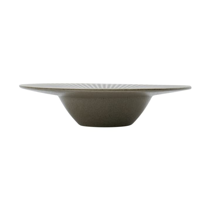 Pleat pasta plate Ø26 cm, Grey-brown House Doctor