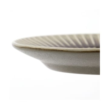 Pleat side plate Ø16 cm - Grey-brown - House Doctor