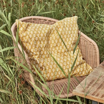 Relief cushion cover 50x50 cm - Yellow - House Doctor