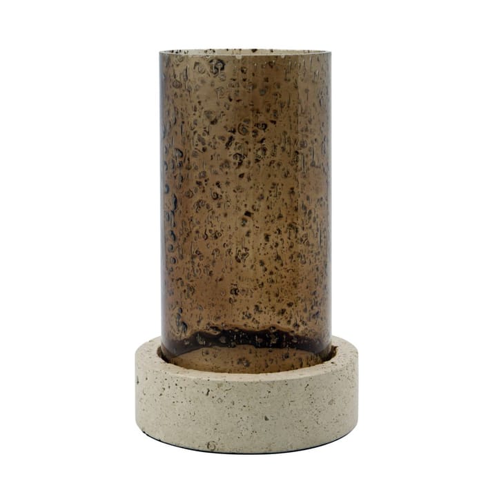 Rivo candle holder 21.5 cm, Brown House Doctor