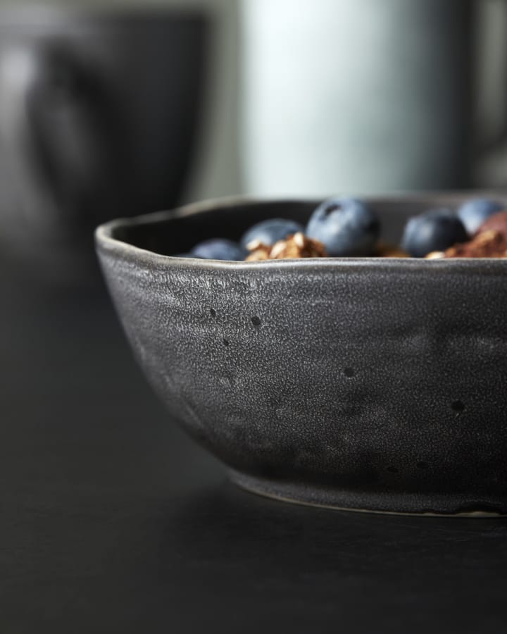 Rustic bowl Ø14 cm, Dark grey House Doctor