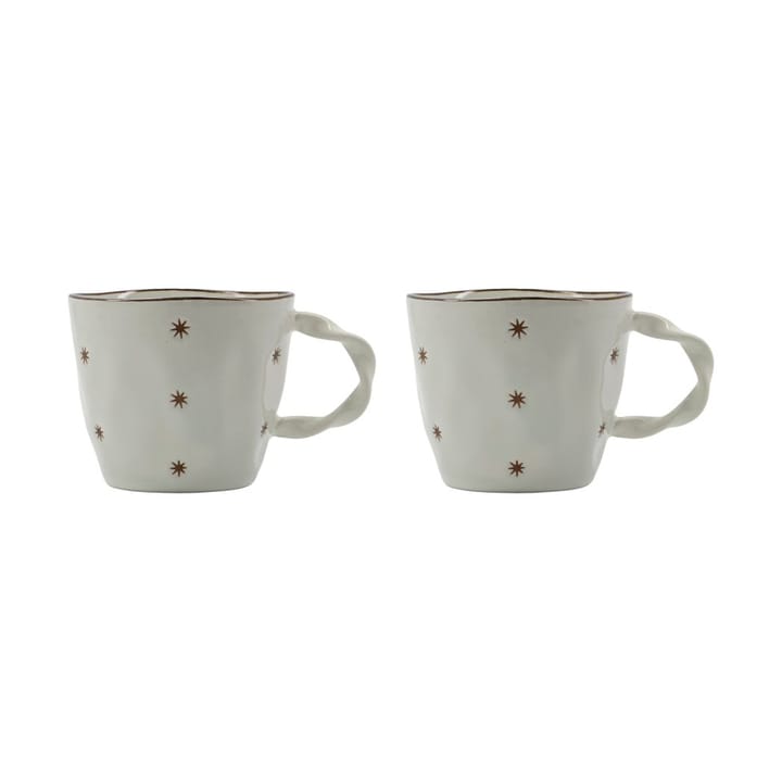 Starry mug 2-pack - White - House Doctor