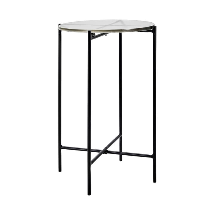 Tamu side table Ø32x50 cm, Black-glass House Doctor