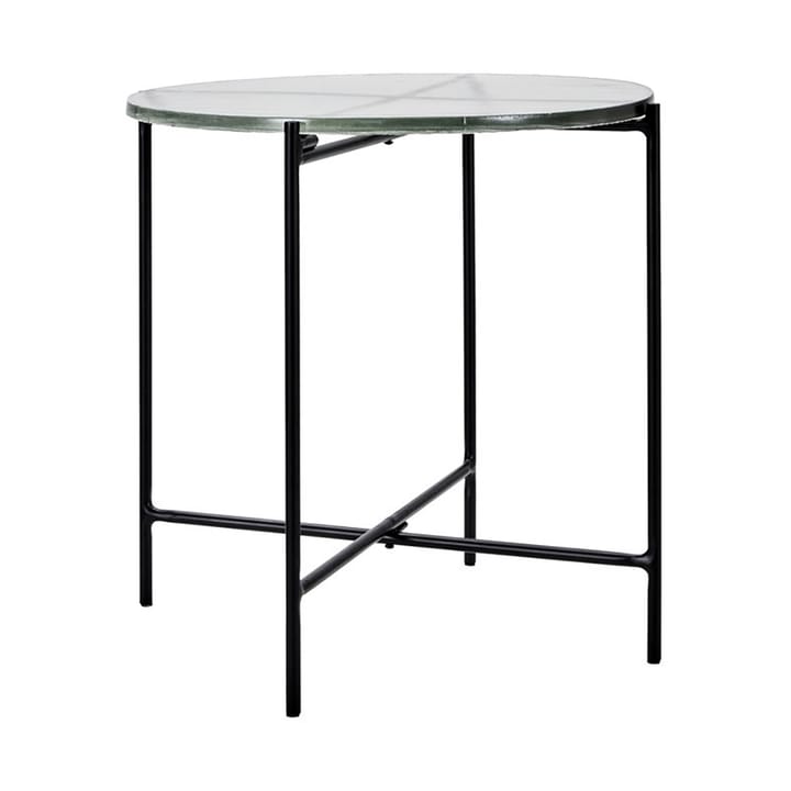 Tamu side table Ø40x40 cm, Black-glass House Doctor