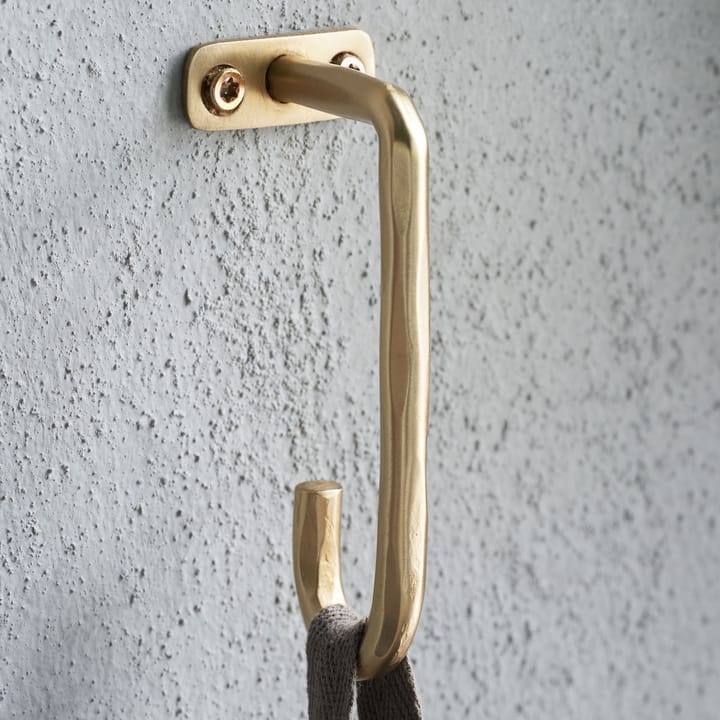 Welo hook 10 cm, Brushed brass House Doctor