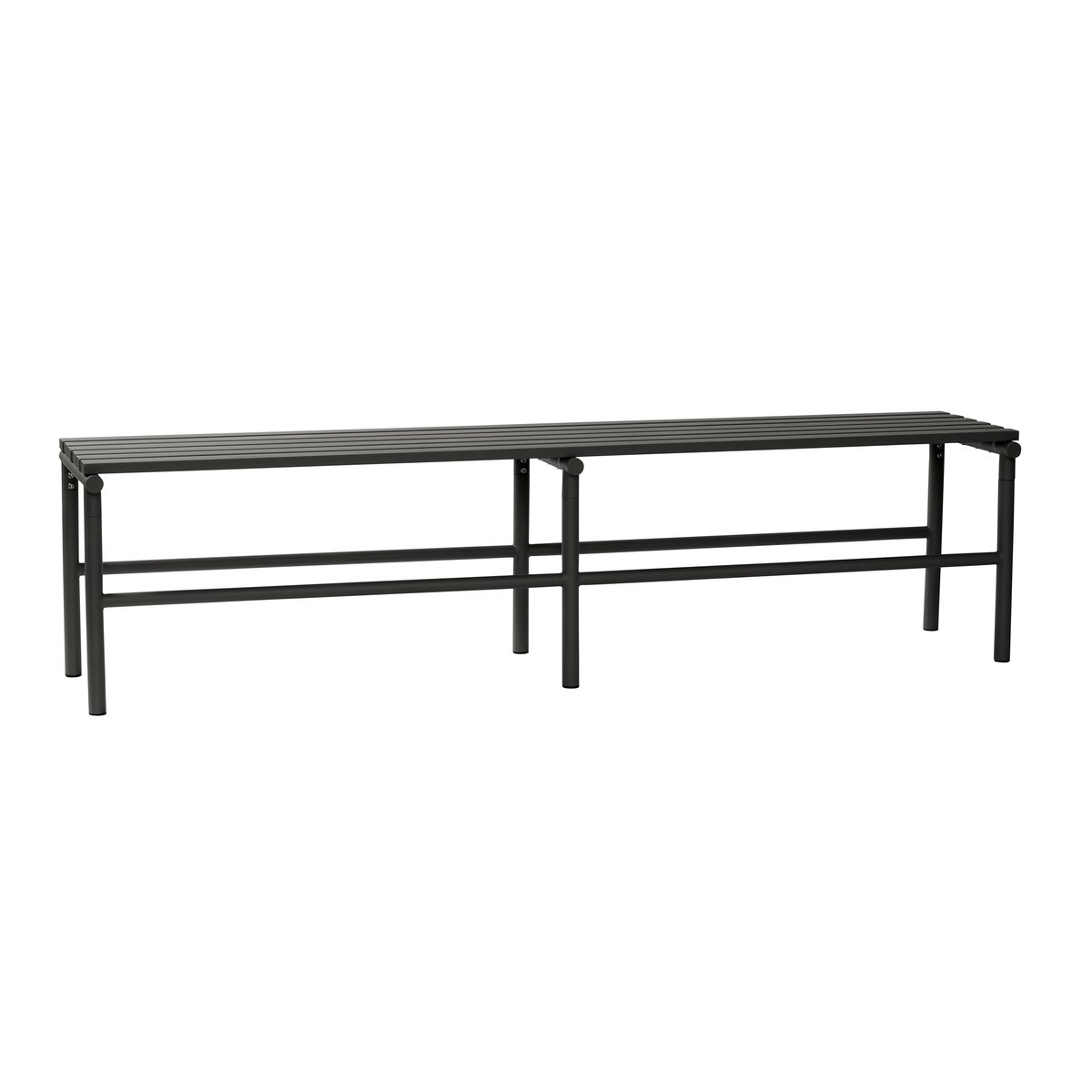 Hübsch Bench 180x37 cm Black