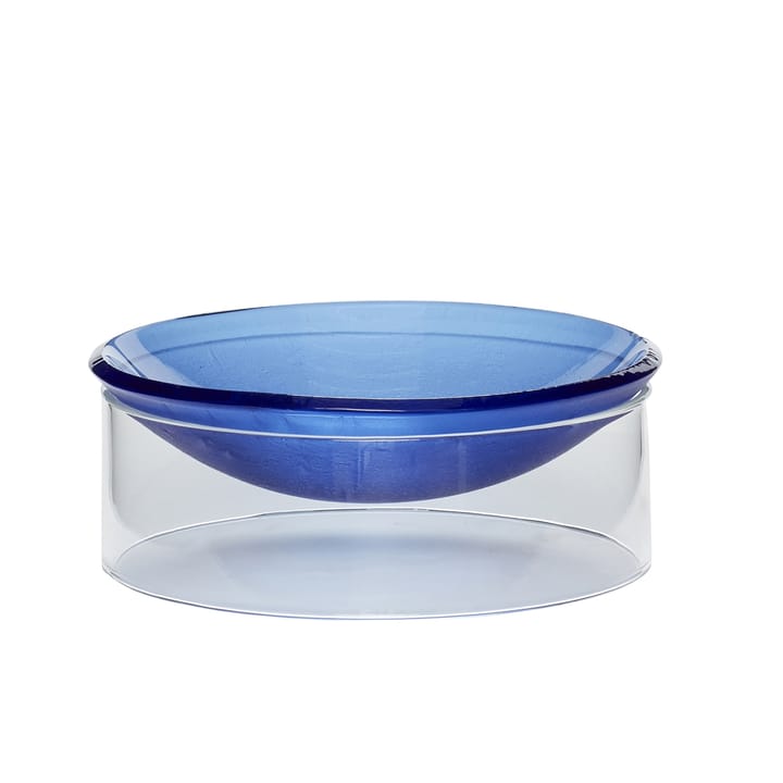 Bowl Ø16 cm - Clear-blue - Hübsch