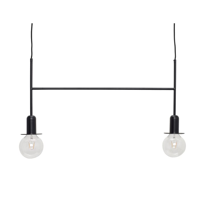 Ceiling lamp with light bulbs - Black - Hübsch