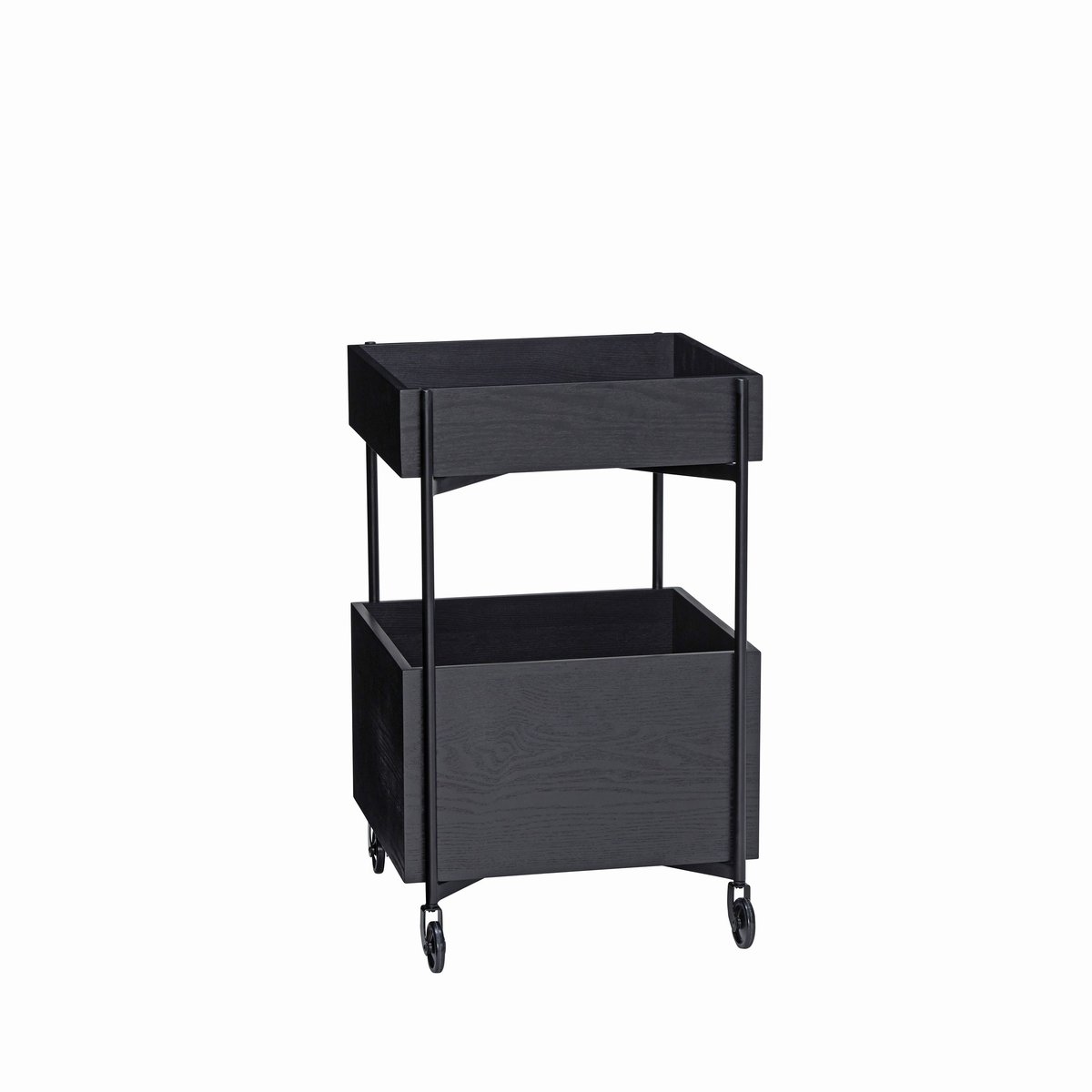 Hübsch Fresh Rolling Cart 70 cm Black