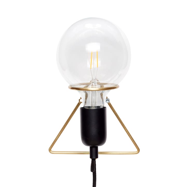 Hübsch wall lamp, Brass-black Hübsch
