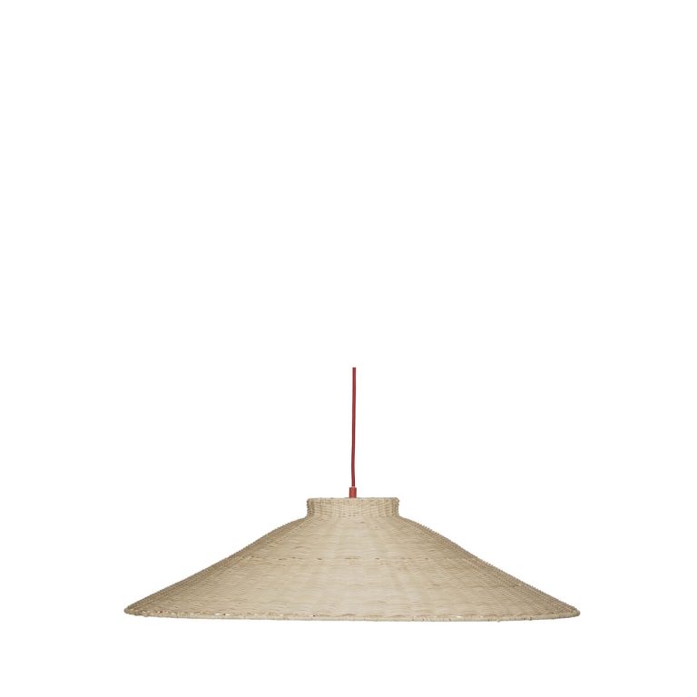 Hübsch Moon ceiling lamp Ø80 cm Red-nature