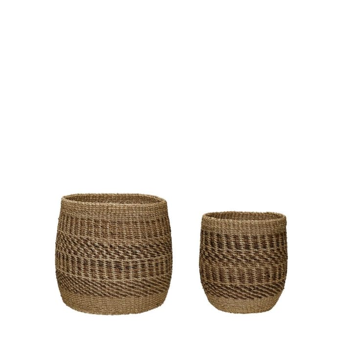 Ochre baskets 2-pack - Nature - Hübsch