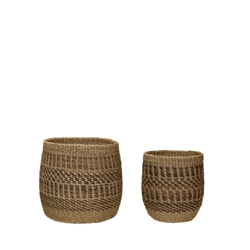 Hübsch Ochre baskets 2-pack Nature