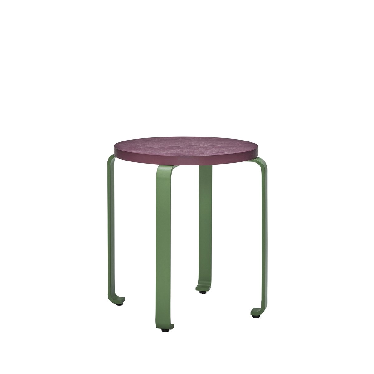 Hübsch Smile stool Burgundy-green