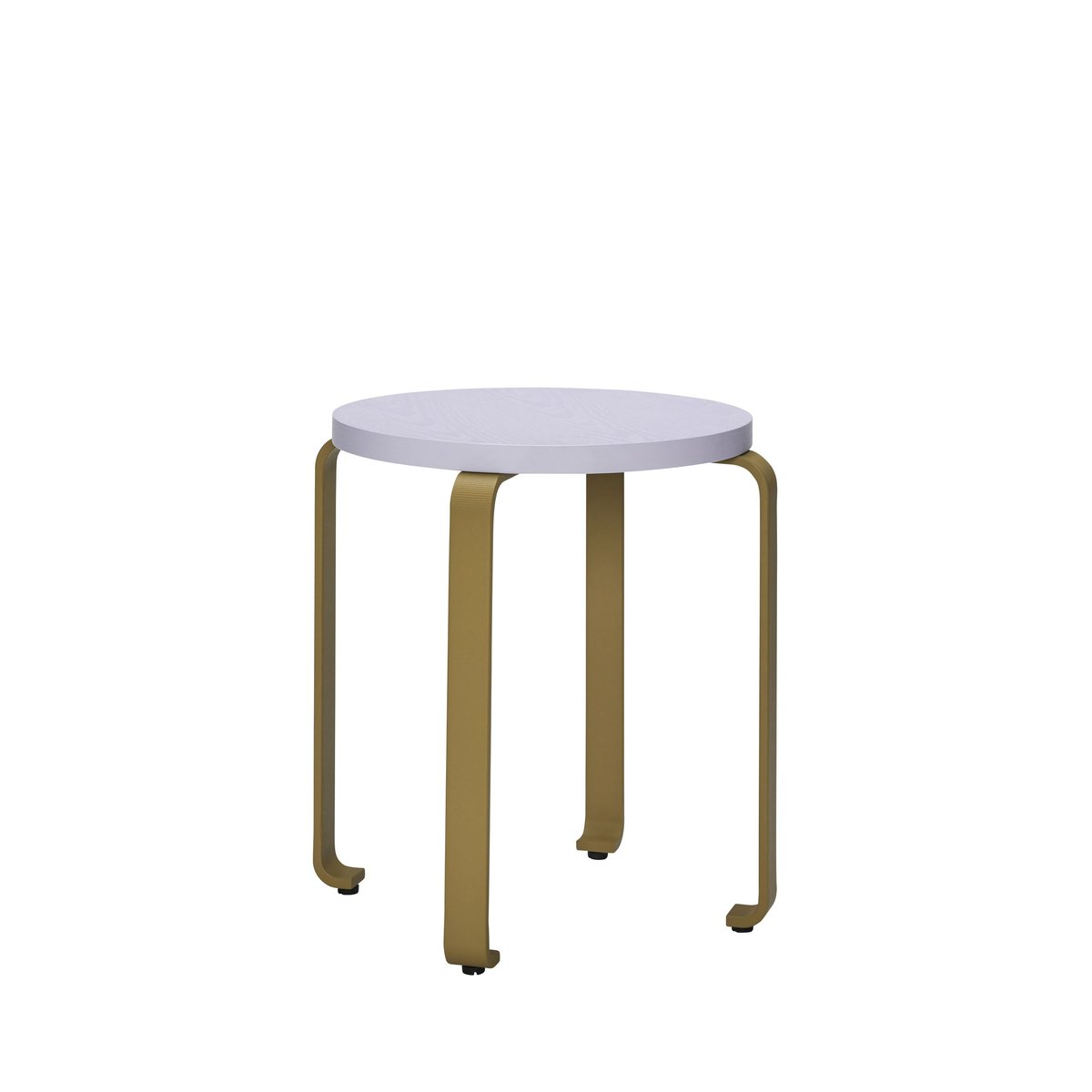 Hübsch Smile stool Light blue-khaki