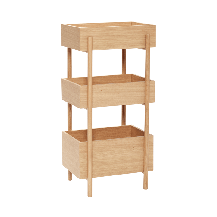 Stack console table - Oak - Hübsch