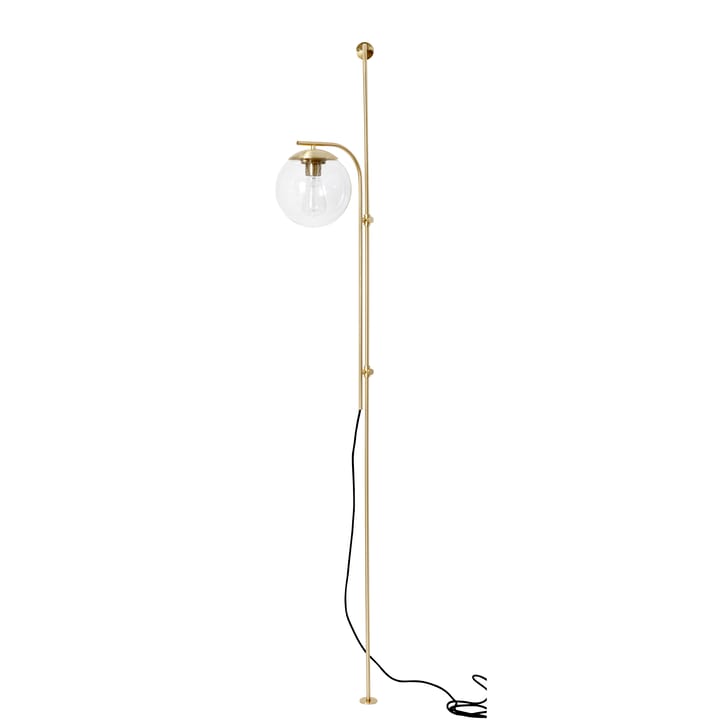 Wall lamp 182 cm, Metal-glass-brass-clear Hübsch