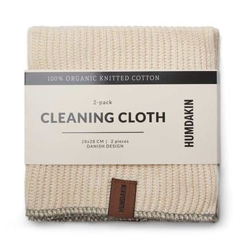 Humdakin cleaning cloth 28x28 cm 2-pack - Shell-oak - Humdakin