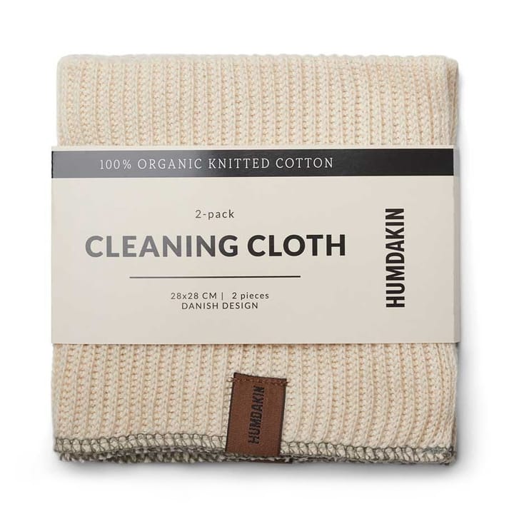 Humdakin cleaning cloth 28x28 cm 2-pack, Shell-oak Humdakin