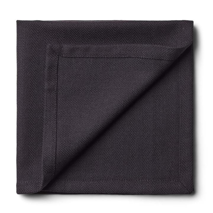 Humdakin fabric napkin 40x40 cm 2-pack, Coal Humdakin