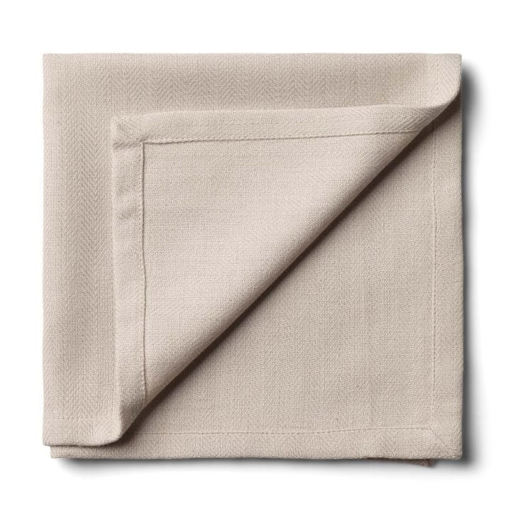 Humdakin fabric napkin 40x40 cm 2-pack, Light stone Humdakin