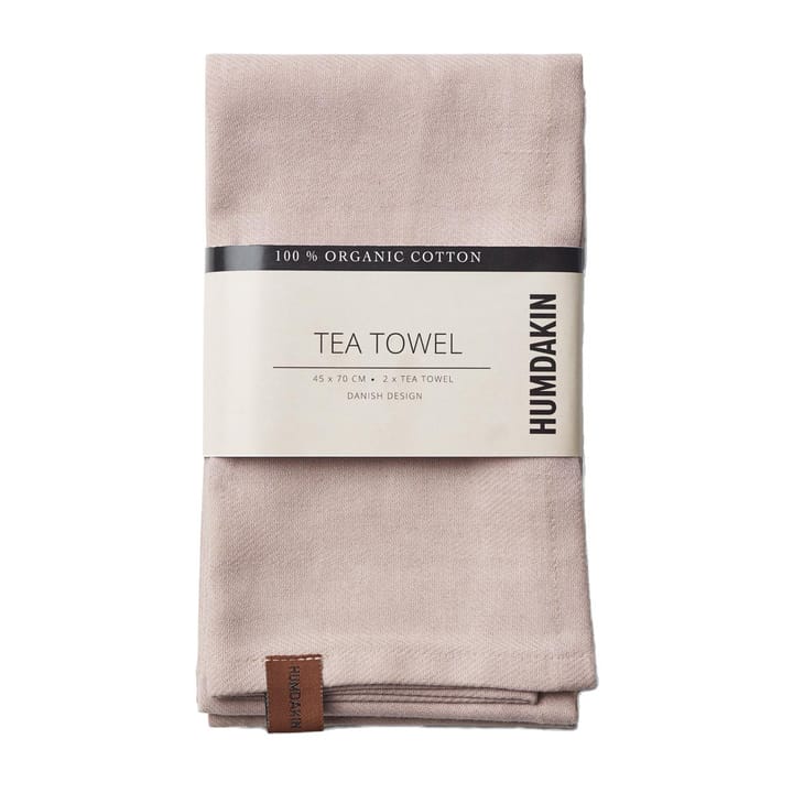 Humdakin Organic kitchen towel 45x70 cm 2-pack, Latte Humdakin