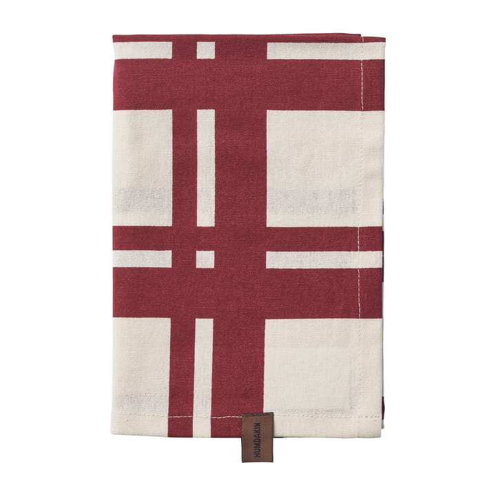 Humdakin Red Check kitchen towel 2-pack, Off white/Red Humdakin