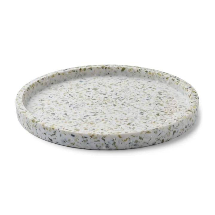 Humdakin Terrazzo rund tray Ø20 cm, Green-white Humdakin