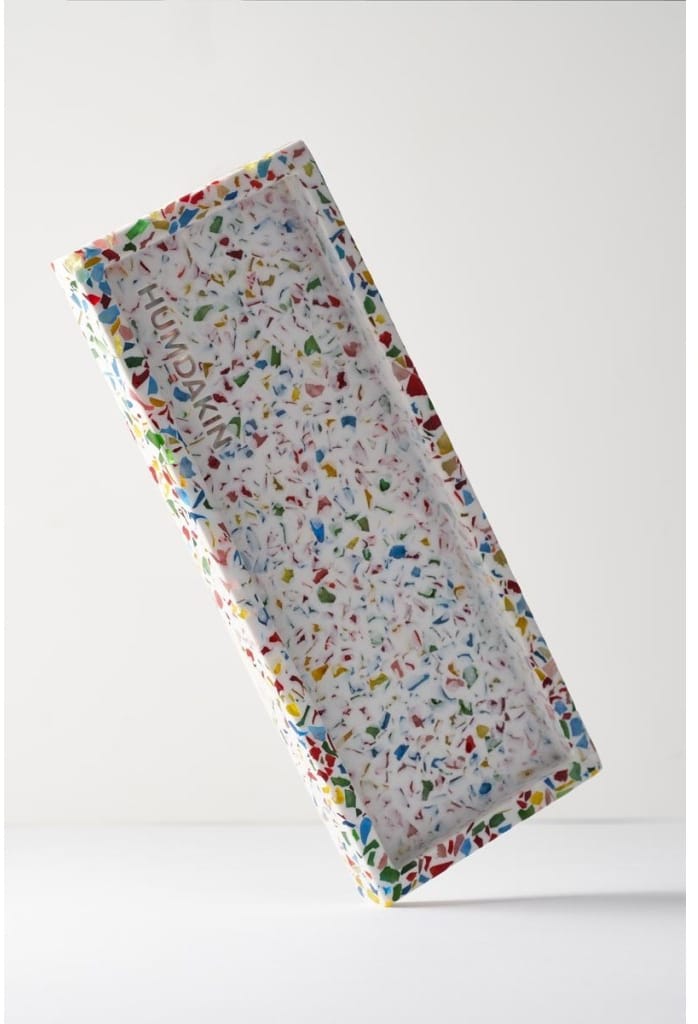 Humdakin Terrazzo tray 10x25 cm, Rainbow Humdakin