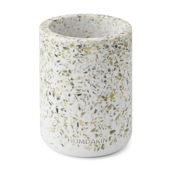 Humdakin Terrazzo vase Ø10 cm, Green-white Humdakin