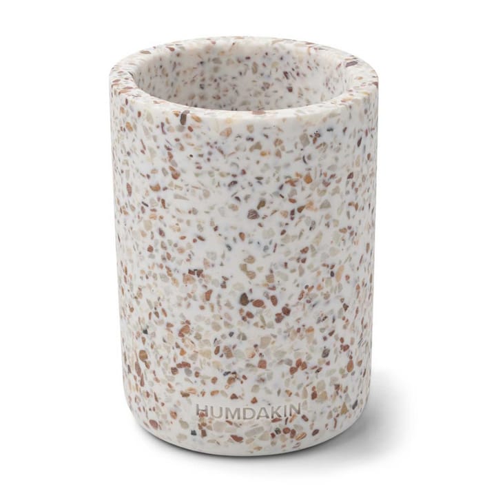 Humdakin Terrazzo vase Ø10 cm, White-brown Humdakin