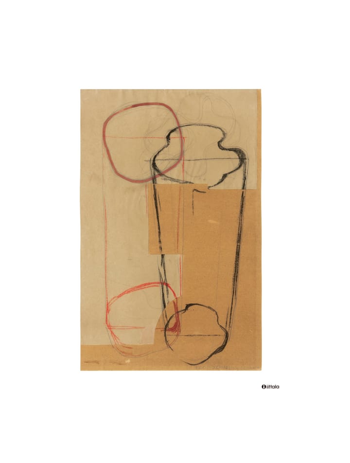 Aalto art Sketch brown poster - 50x70 cm - Iittala